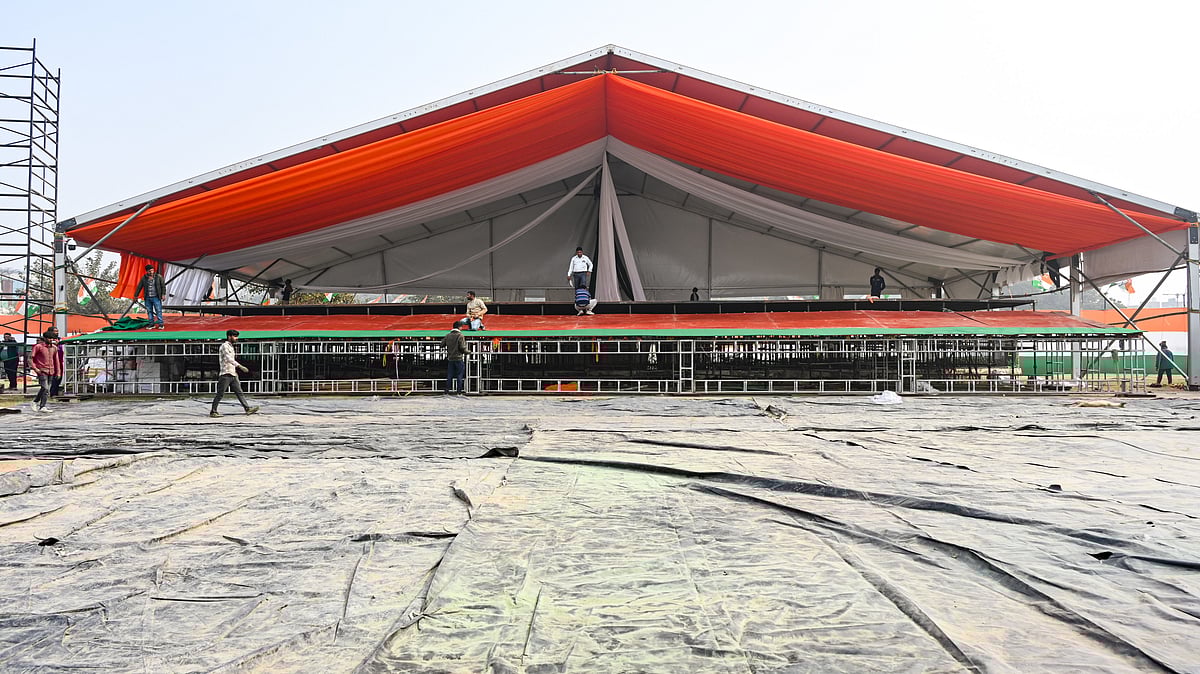 آج کانگریس کی 'ووٹ چور گڈی چھوڑ' ریلی کی تیاریاں مکمل