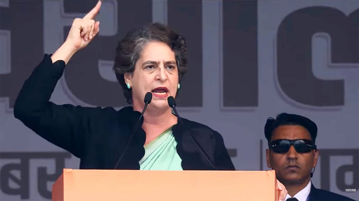 وارانسی میں این ایس یو آئی کارکنوں پر پولیس کارروائی، پرینکا گاندھی کی سخت تنقید