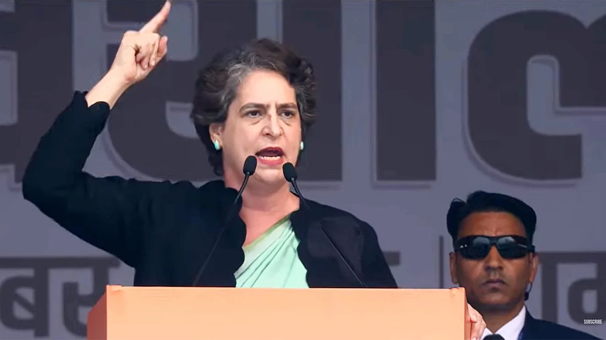 <div class="paragraphs"><p>پرینکا گاندھی / ویڈیو گریب</p></div>