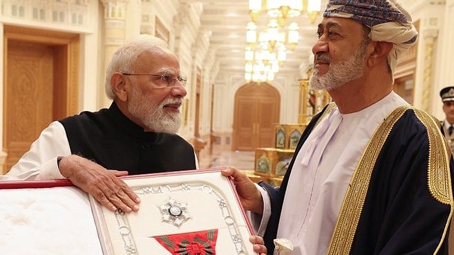 <div class="paragraphs"><p>پی ایم مودی ’آرڈر آف عمان‘ سے نوازے گئے، تصویر ’ایکس‘&nbsp;<a href="https://x.com/DDNewsHindi">@DDNewsHindi</a></p></div>