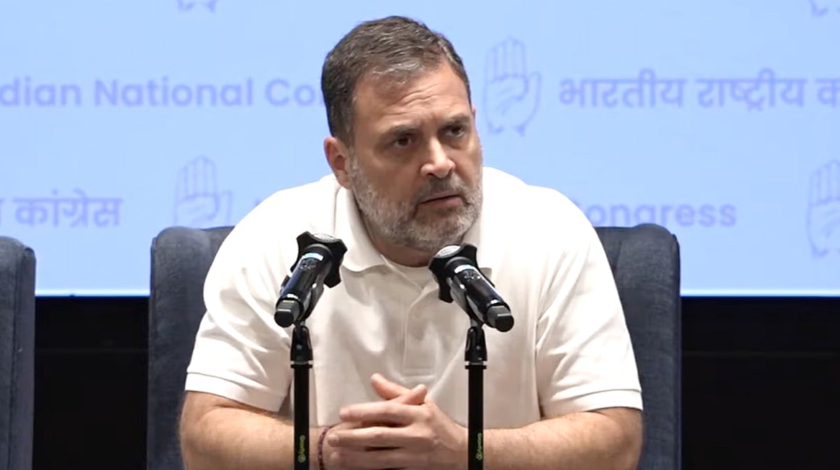 منریگا پر ضرب حقوق، ریاستی ڈھانچے اور دیہی معیشت پر براہ راست حملہ، پریس کانفرنس میں راہل گاندھی کا بیان