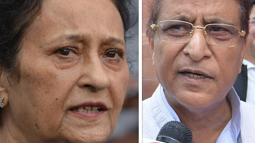 <div class="paragraphs"><p>تنزین فاطمہ اور اعظم خان، تصویر آئی اے این ایس</p></div>