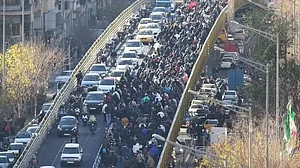 <div class="paragraphs"><p>ایران میں مظاہرہ / سوشل میڈیا</p></div>