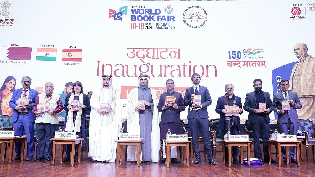 نئی دہلی عالمی کتاب میلہ 2026 کا شاندار آغاز، قطر اور اسپین کے وزیر ثقافت کی شرکت