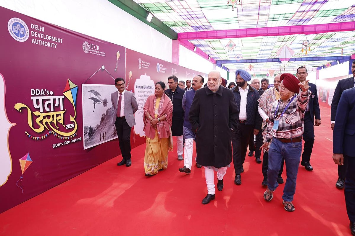 دہلی کے بانسیرا پارک میں 3 روزہ بین الاقوامی پتنگ فیسٹیول کا افتتاح