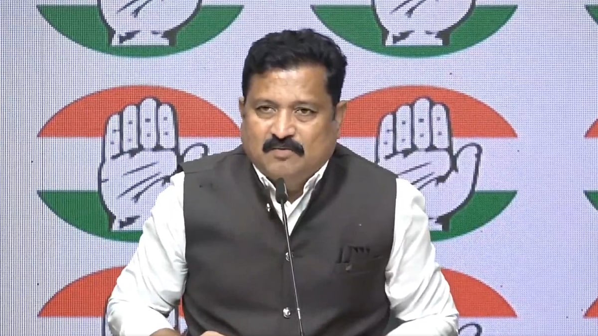 <div class="paragraphs"><p>پریس کانفرنس کے دوران کانگریس ترجمان اتل لوندھے پاٹل (ویڈیو گریب)</p></div>