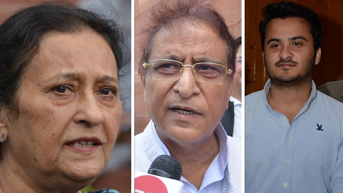 <div class="paragraphs"><p>تزئین فاطمہ، اعظم خان اور عبداللہ اعظم، تصویر آئی اے این ایس</p></div>