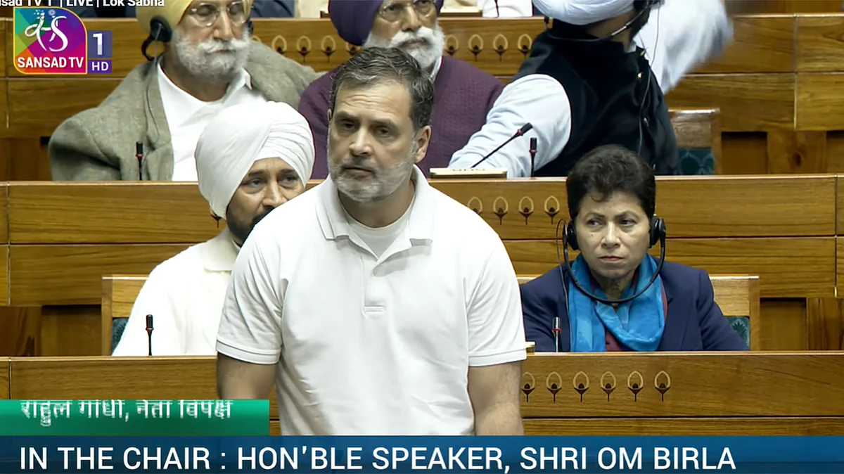 <div class="paragraphs"><p>لوک سبھا میں راہل گاندھی / ویڈیو گریب</p></div>