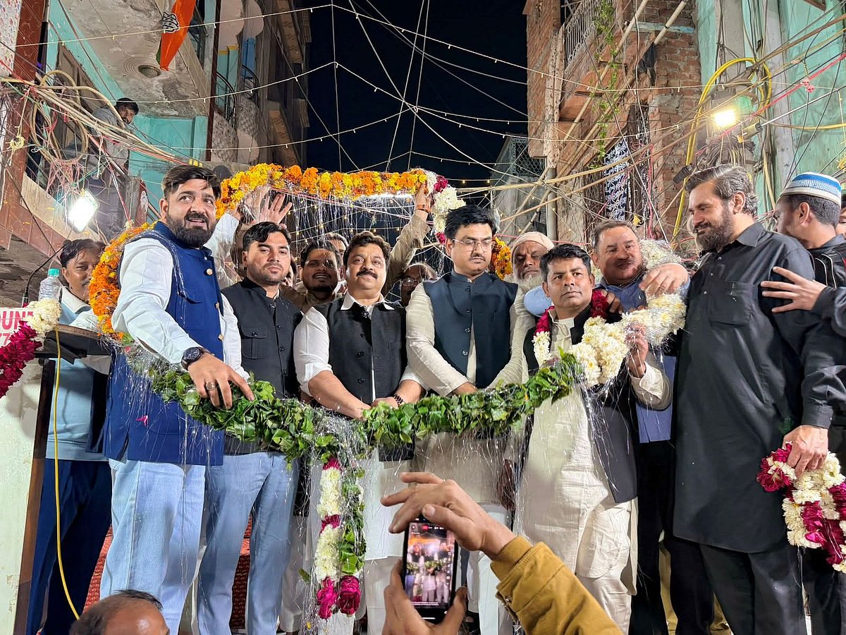 دہلی اقلیتی کانگریس کی سیاسی بیداری مہم کے تحت سیلم پور اسمبلی حلقہ میں شاندار جلسہ منعقد