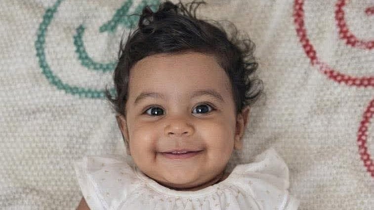 <div class="paragraphs"><p>ننھی ’آرگن ڈونر‘ آلن شیرین ابراہم، تصویر سوشل میڈیا، بشکریہ&nbsp;@pinarayivijayan</p></div>