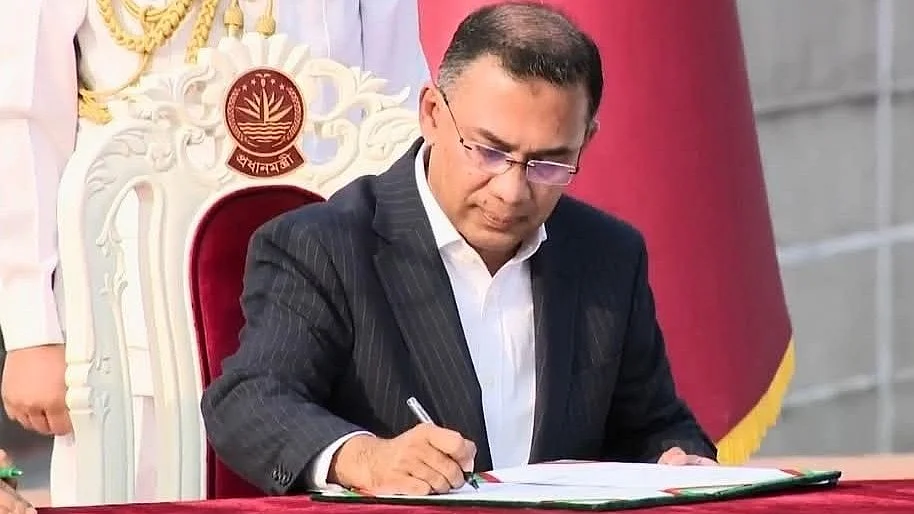 <div class="paragraphs"><p>بنگلہ دیش کے نومنتخب وزیر اعظم طارق رحمن، تصویر ’ایکس‘&nbsp;<a href="https://x.com/bdbnp78">@bdbnp78</a></p></div>
