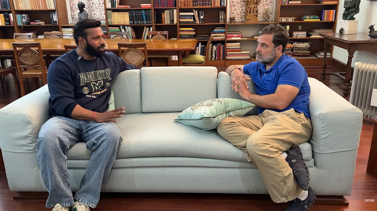 <div class="paragraphs"><p>راہل گاندھی اور محمد دیپک / ویڈیو گریب</p></div>