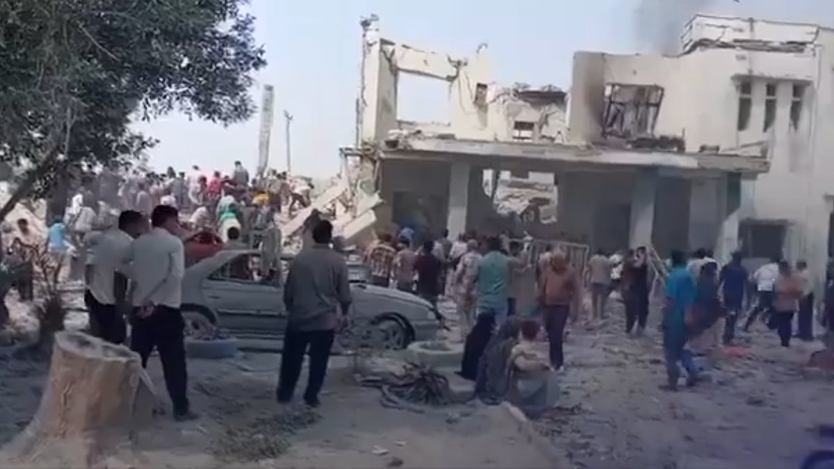 <div class="paragraphs"><p>میناب میں تباہ گرلس اسکول، ویڈیو گریب</p></div>