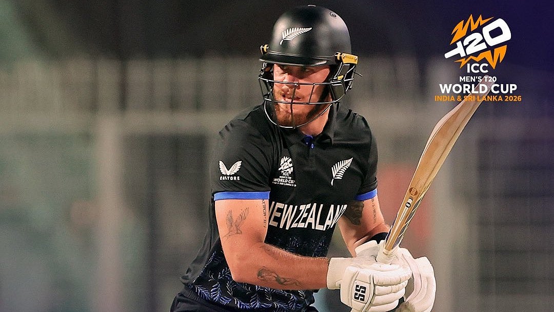 <div class="paragraphs"><p>نیوزی لینڈ کے بلے باز فن ایلن، تصویر ’ایکس‘ @ICC</p></div>