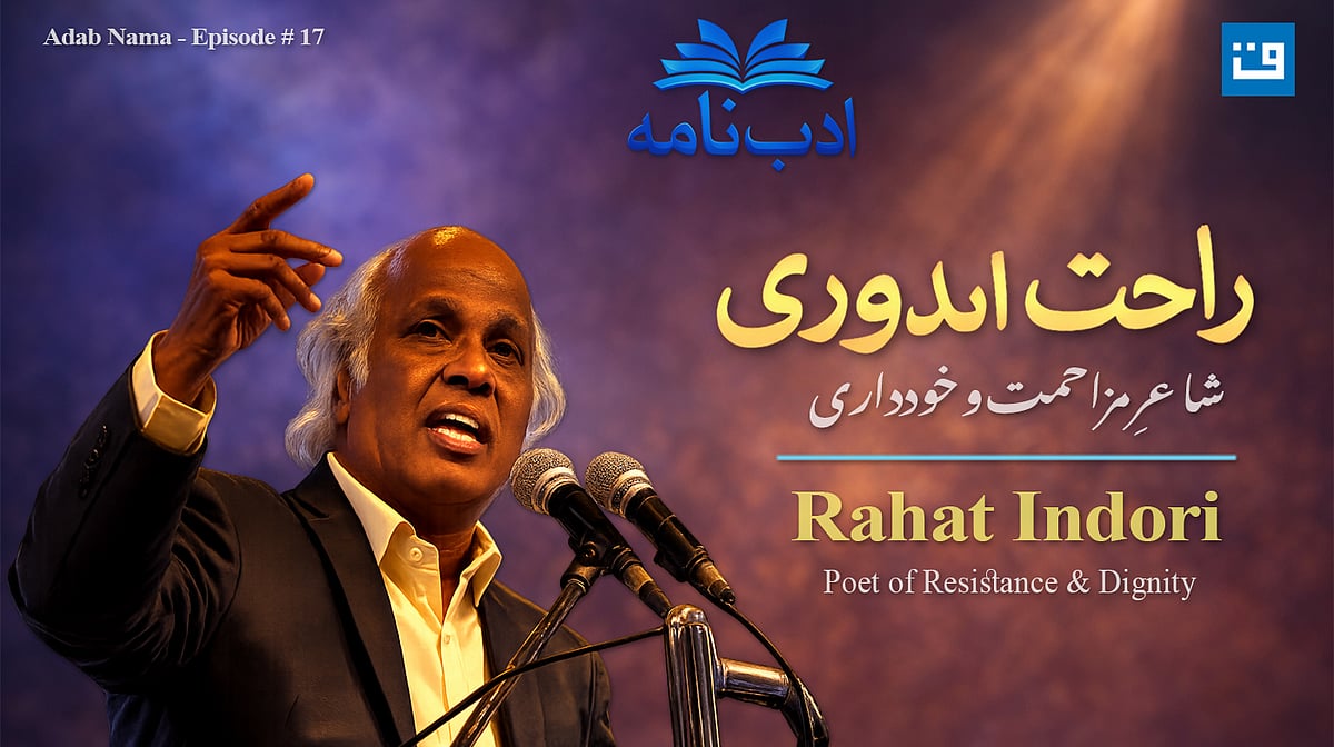 ادب نامہ: راحت اندوری کی زندگی، شخصیت اور شاعری پر مفصل گفتگو...ویڈیو