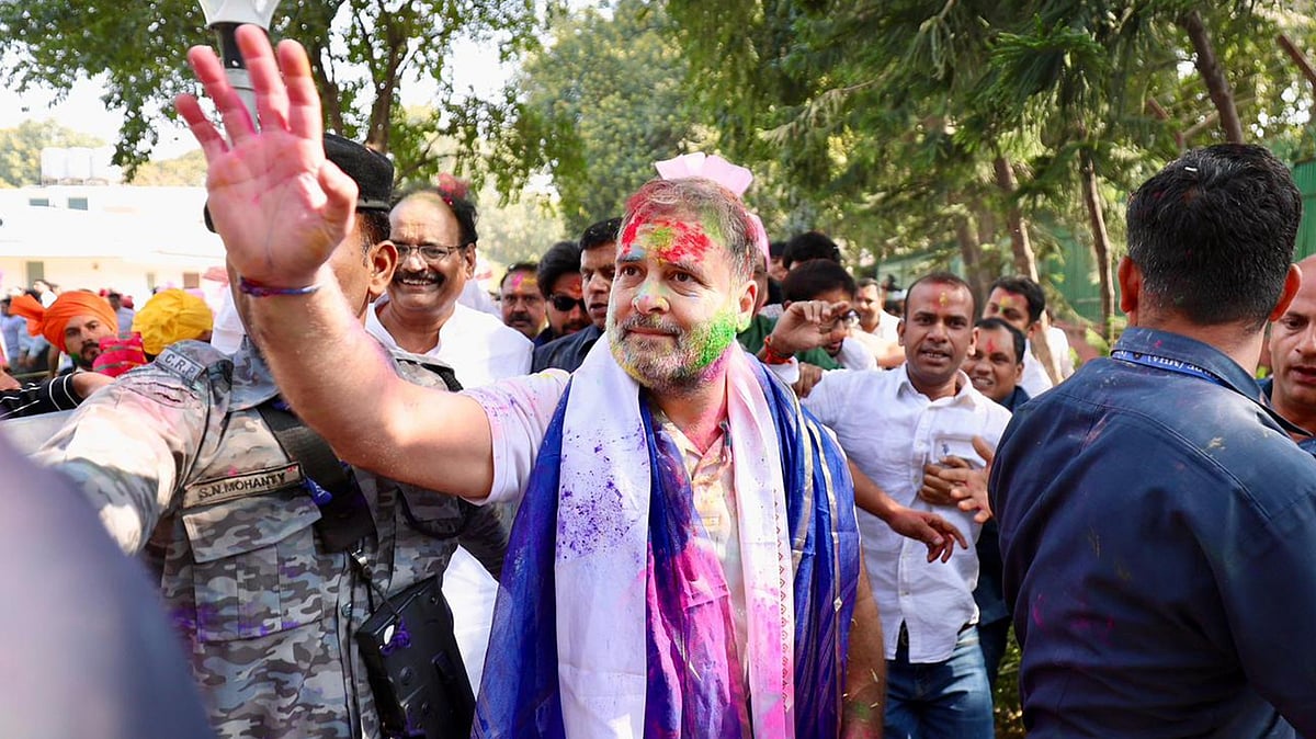 <div class="paragraphs"><p>راہل گاندھی ہولی کھیلتے ہوئے / تصویر بشکریہ ایکس</p></div>