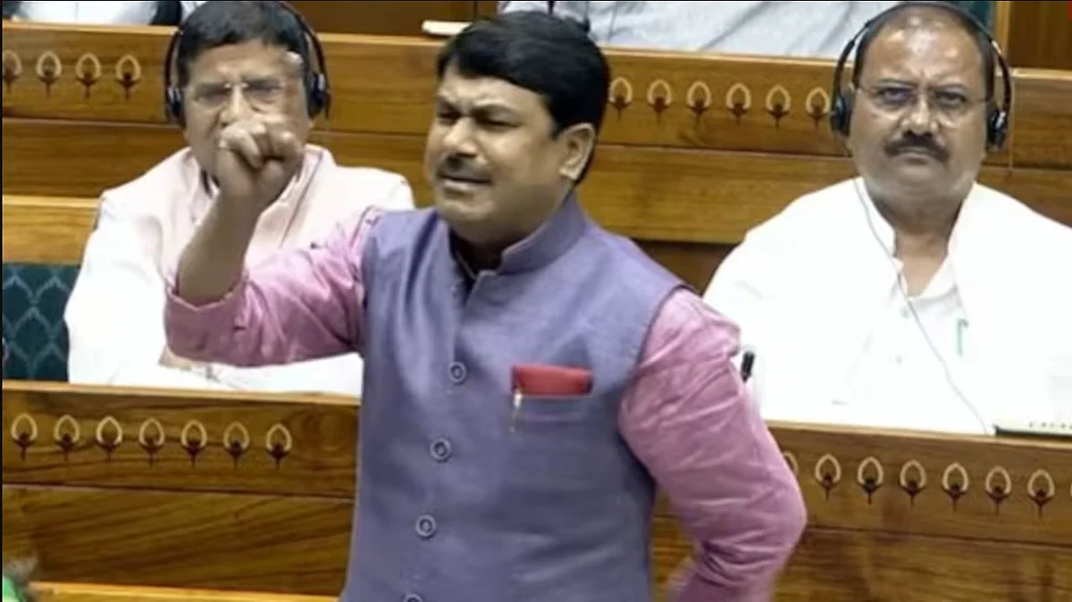 <div class="paragraphs"><p>لوک سبھا میں اپنی بات رکھتے ہوئے سماجوادی پارٹی لیڈر آنند بھدوریا، ویڈیو گریب</p></div>