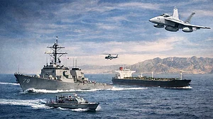 خلیج میں بڑھتے تناؤ کے درمیان آبنائے ہرمز میں تجارتی جہازوں کو امریکی بحریہ کی سکیورٹی دینے کی تیاری