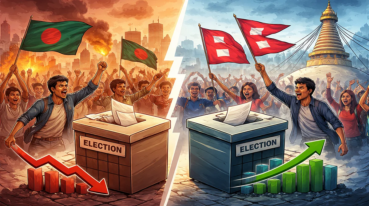 بنگلہ دیش اور نیپال کے انتخابات: ایک جیسی بغاوت، مگر انجام مختلف...سوربھ سین