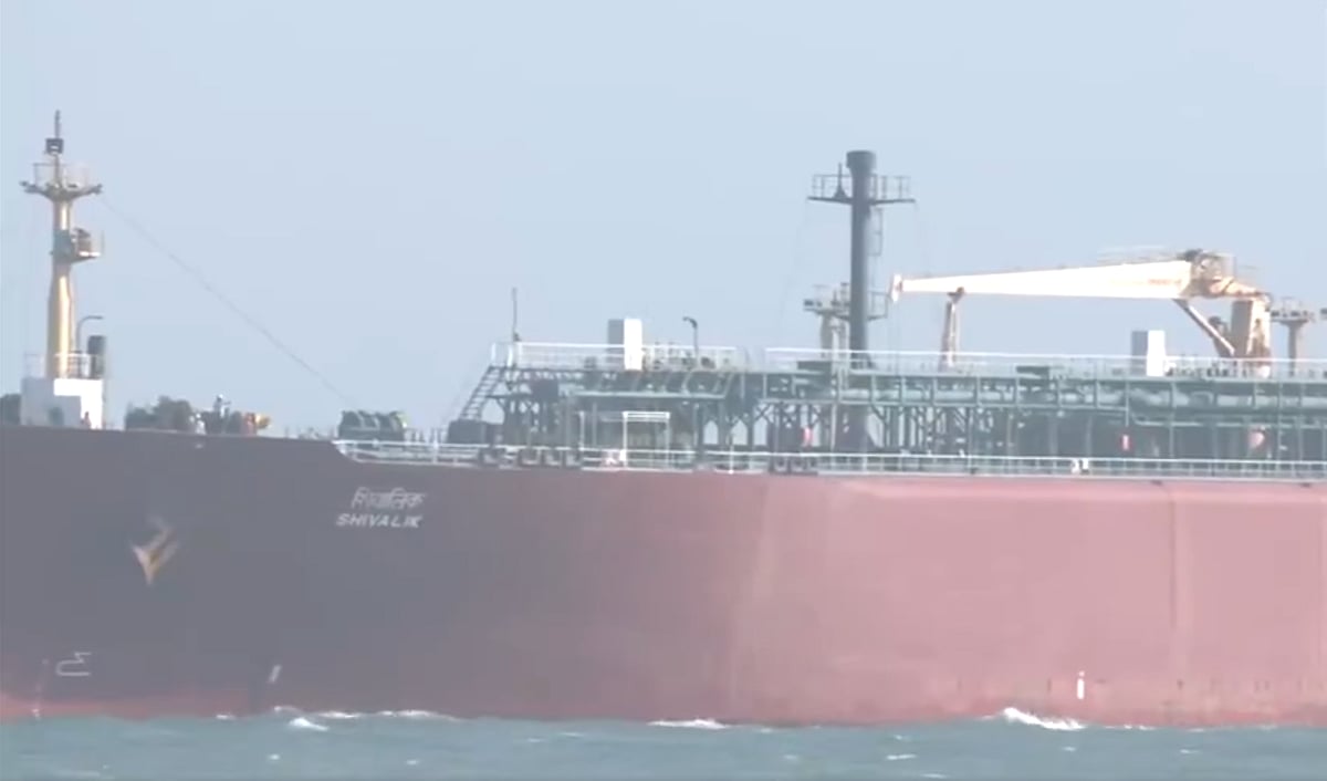 <div class="paragraphs"><p>جہاز ’شیوالک‘، ویڈیو گریب</p></div>