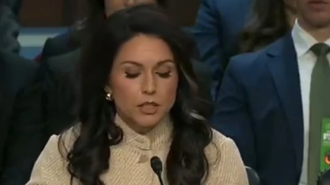 <div class="paragraphs"><p>امریکی خفیہ ایجنسی کی چیف تلسی گبارڈ، ویڈیو گریب</p></div>