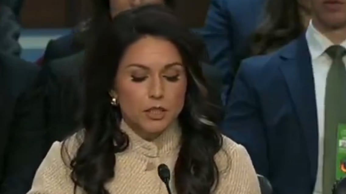 <div class="paragraphs"><p>امریکی خفیہ ایجنسی کی چیف تلسی گبارڈ، ویڈیو گریب</p></div>