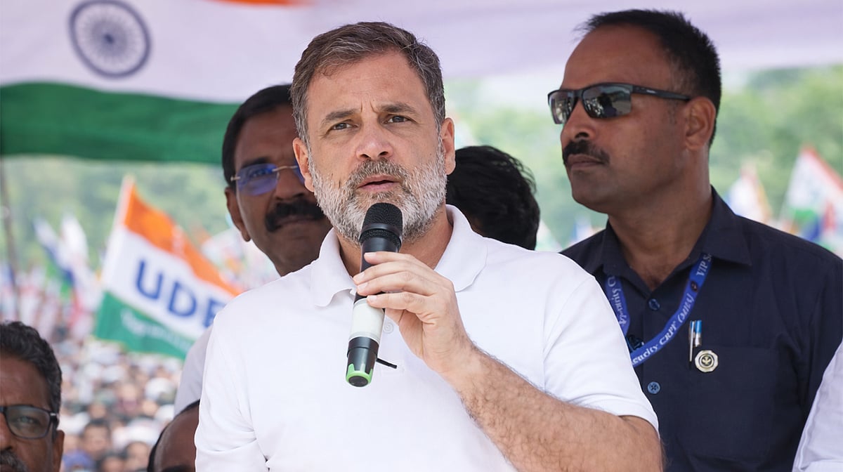 کیرالہ انتخابات: راہل گاندھی کا بی جے پی-ایل ڈی ایف گٹھ جوڑ کا الزام، یو ڈی ایف کی 5 ضمانتوں کا اعلان