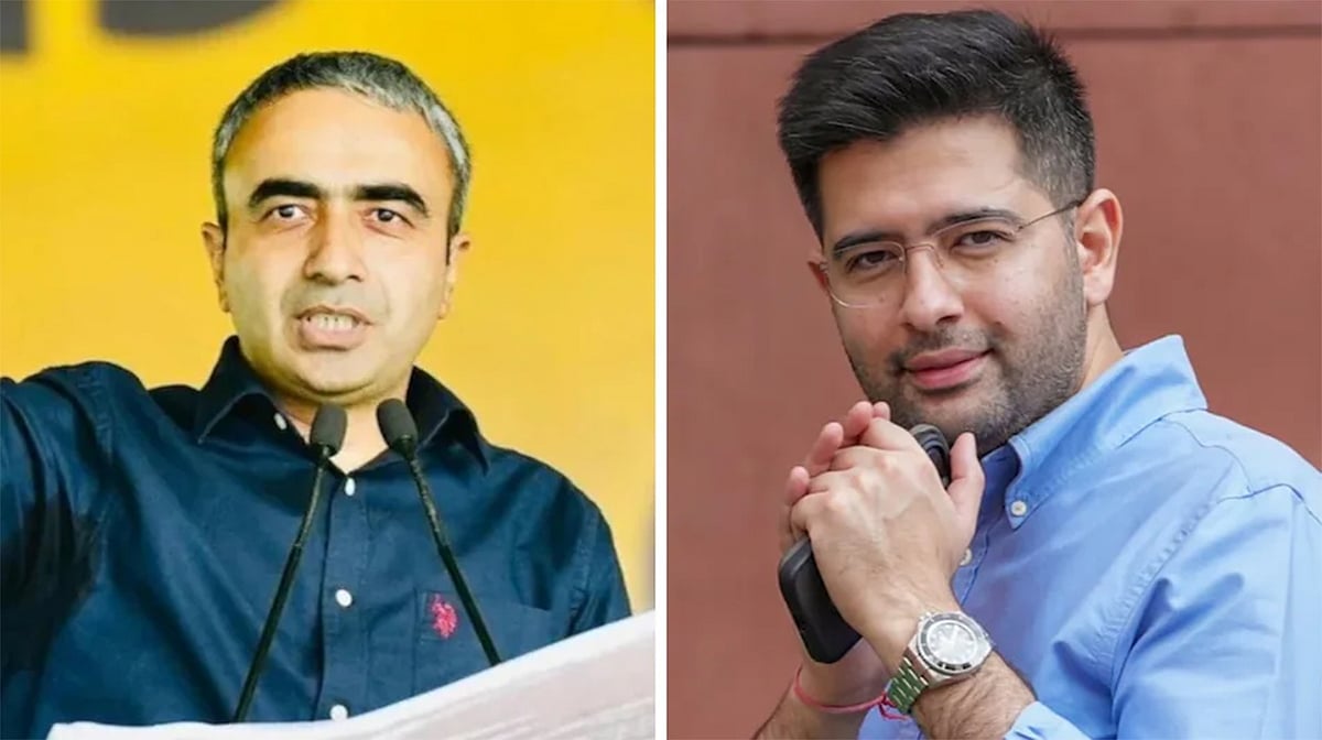 راگھو چڈھا پر پارٹی قیادت کے سخت الزامات، ’مودی کے خلاف بولنے سے گھبراتے ہو‘