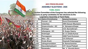 <div class="paragraphs"><p>تمل ناڈو اسمبلی انتخابات کے لیے کانگریس کی فہرست</p></div>