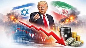 مغربی ایشیا کشیدگی کے سائے میں شیئر بازار مسلسل چھٹے ہفتے گرا، ٹرمپ کے بیان نے بڑھائی غیر یقینی