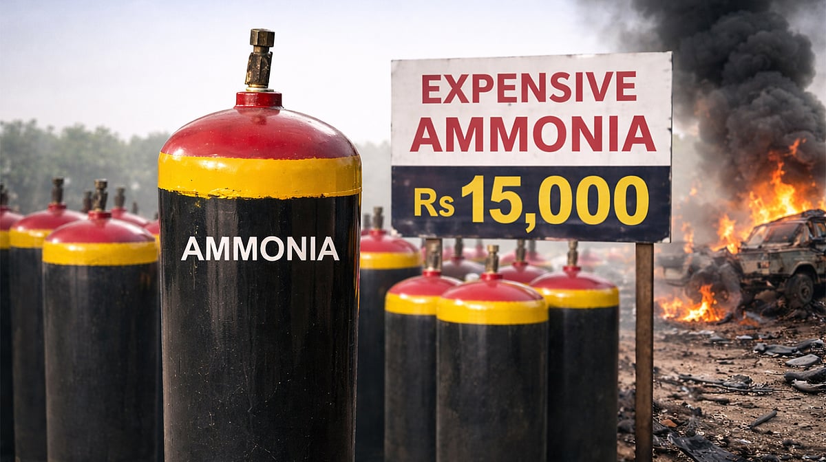 تیل اور گیس کے بعد اب امونیا کا بحران، لوگ 7200 روپے والا سلنڈر 15 ہزار میں لینے پر مجبور