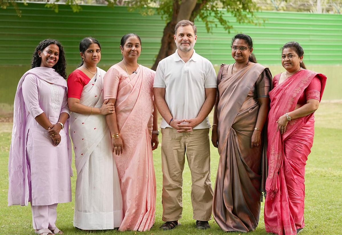 ’کیرلم کی نرسوں کی بے لوث خدمت قابل ستائش‘، راہل گاندھی نے نرسوں سے کی ملاقات، تہہ دل سے ادا کیا شکریہ