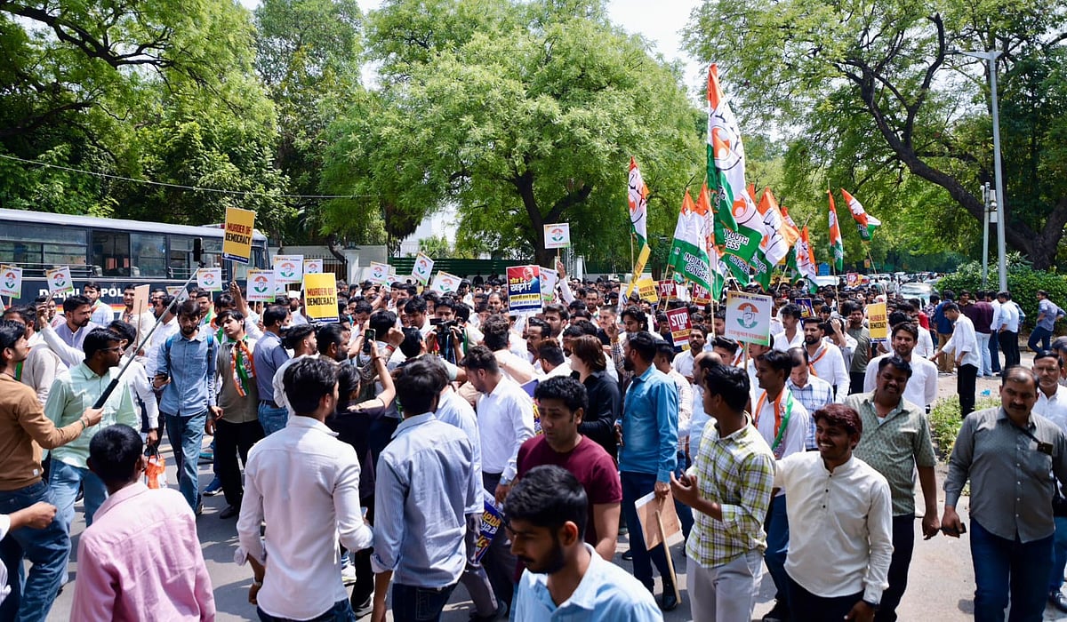 ’کھڑگے کے خلاف توہین آمیز زبان پوری اپوزیشن کی توہین‘، انڈین یوتھ کانگریس کا ہیمنت بسوا سرما کے خلاف شدید احتجاج