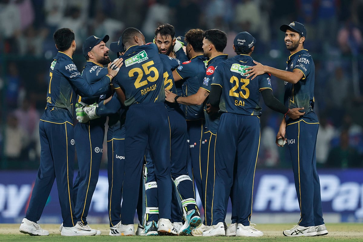 <div class="paragraphs"><p>گجرات کی ٹیم جیت کا جشن مناتی ہوئی، تصویر ’ایکس‘&nbsp;<a href="https://x.com/IPL">@IPL</a></p></div>