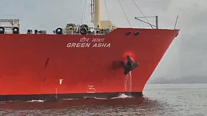 آبنائے ہرمز سے گزر کر ممبئی پہنچا ہندوستانی جہاز ’گرین آشا‘، 15400 ٹن ایل پی جی ہے موجود