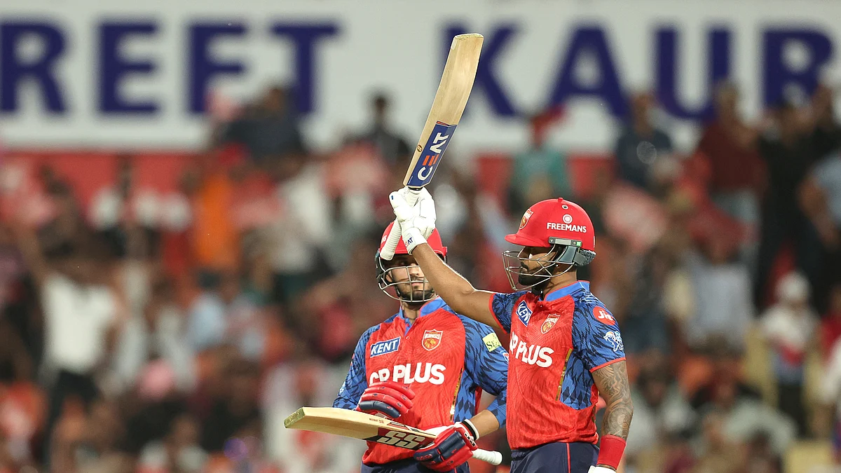 <div class="paragraphs"><p>پنجاب کے کپتان شریئس ایر نصف سنچری بنانے کے بعد، تصویر ’ایکس‘ @IPL</p></div>