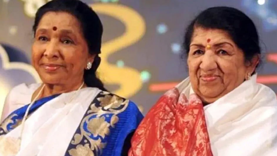 <div class="paragraphs"><p>لتا منگیشکر اور آشا بھوسلے، تصویر سوشل میڈیا</p></div>