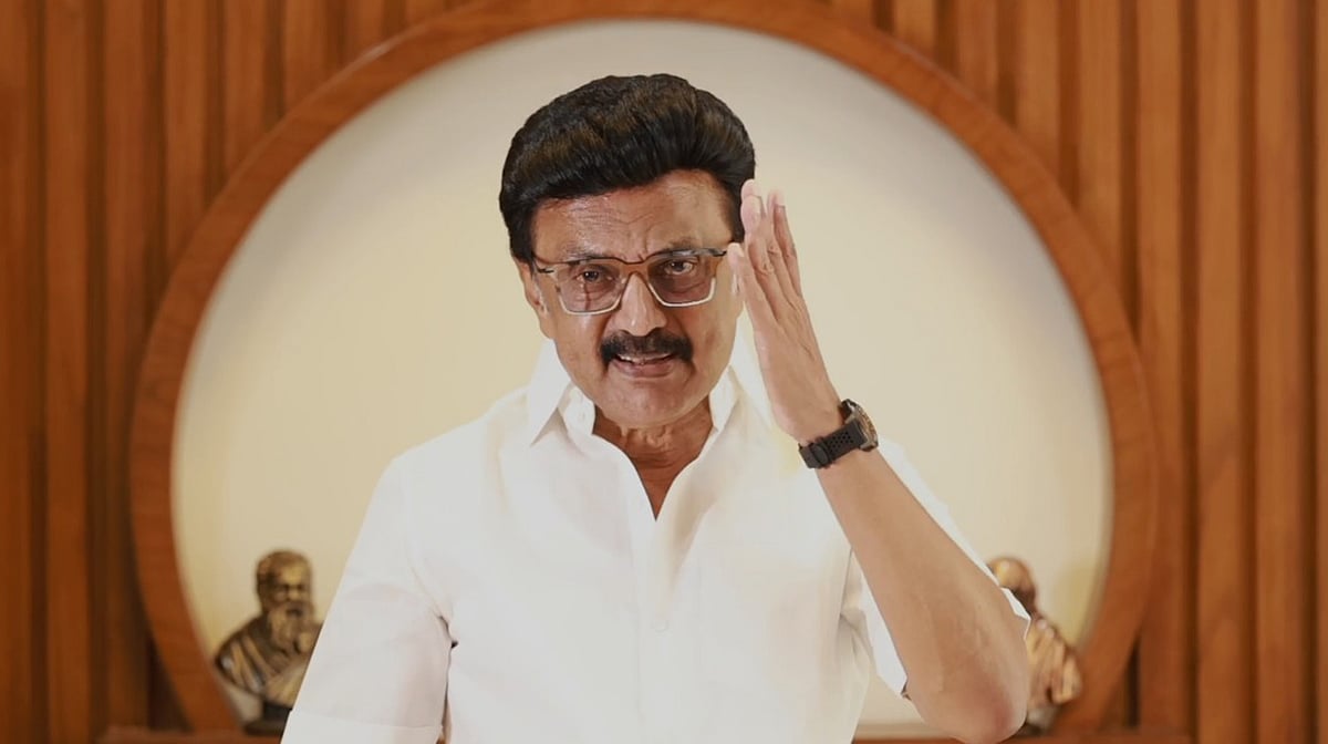 حدبندی پر سیاسی تنازعہ: ایم کے اسٹالن کی گھروں پر کالے جھنڈے لگانے کی اپیل