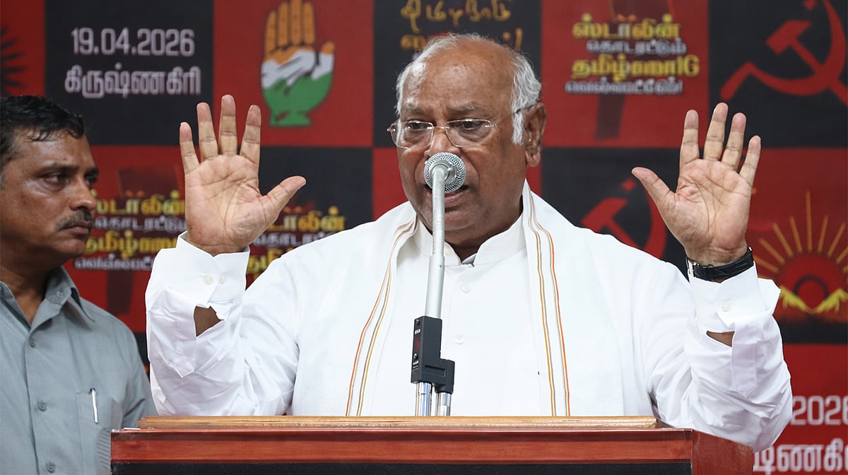 ملکارجن کھڑگے کا مودی حکومت پر سخت حملہ- ’تمل ناڈو نفرت کے خلاف دیوار بنے گا‘