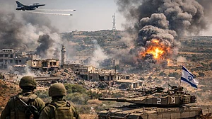 <div class="paragraphs"><p>لبنان میں تباہی کا منظر، تصویر اے آئی</p></div>