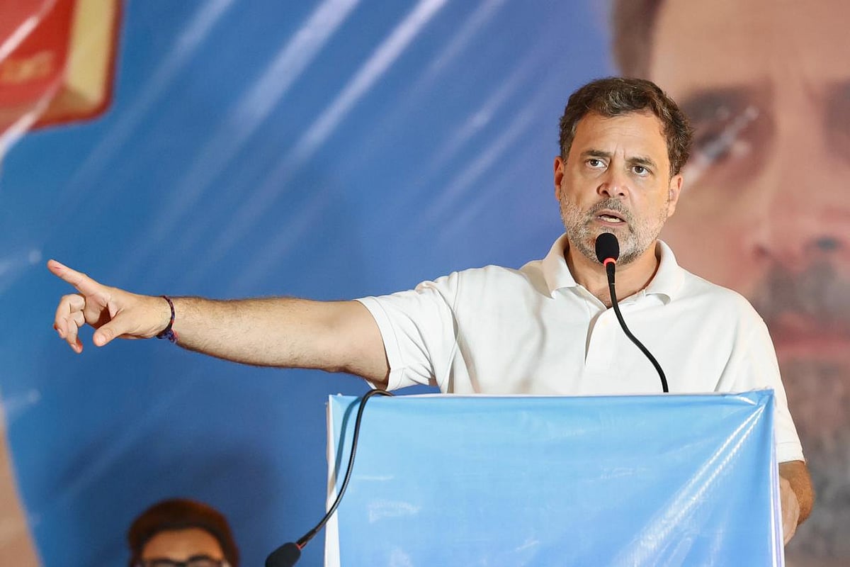 <div class="paragraphs"><p>مغربی بنگال میں ایک انتخابی ریلی سے خطاب کرتے ہوئے راہل گاندھی، تصویر ’ایکس‘ @INCIndia</p></div>