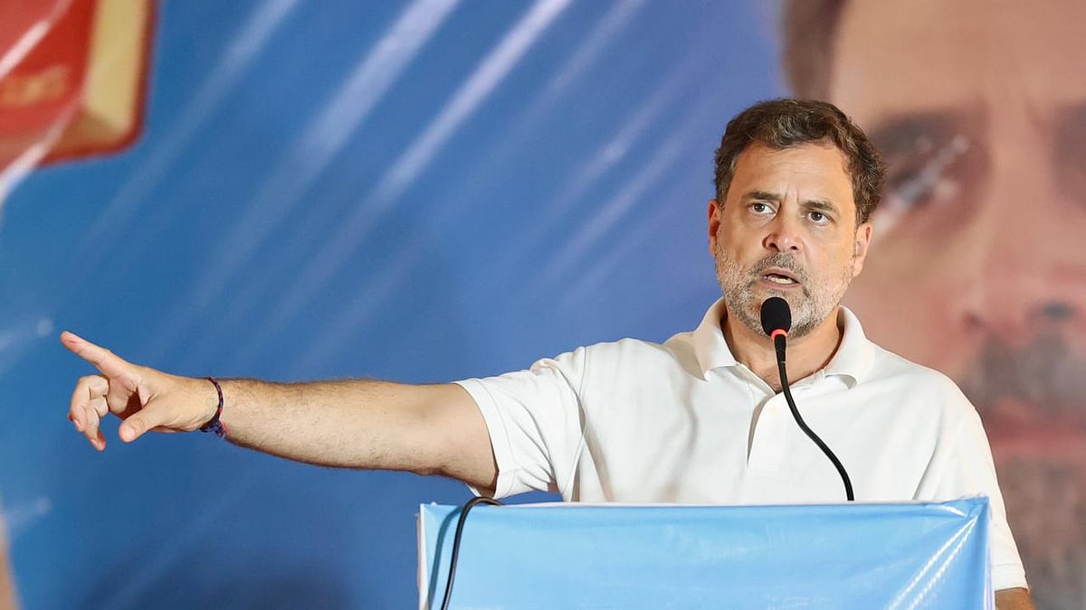 <div class="paragraphs"><p>مغربی بنگال میں ایک انتخابی ریلی سے خطاب کرتے ہوئے راہل گاندھی، تصویر ’ایکس‘ @INCIndia</p></div>