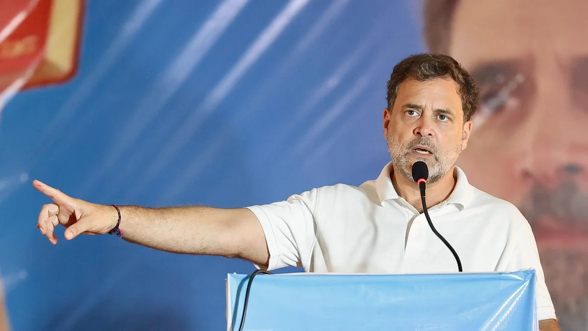 <div class="paragraphs"><p>مغربی بنگال میں ایک انتخابی ریلی سے خطاب کرتے ہوئے راہل گاندھی، تصویر ’ایکس‘ @INCIndia</p></div>