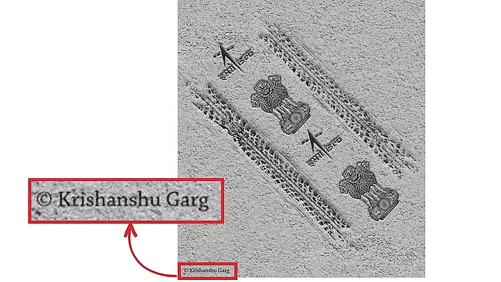 चंद्रयान - 3 का रोवर चांद पर अशोक स्तंभ की निशानी छोड़ेगा, लेकिन वायरल हो रही ये फोटो असली नहीं है