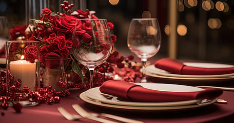 Festive Christmas Table