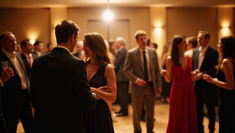 Guests at a Formal Event