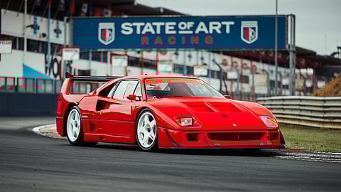1989 Ferrari F40 "Competizione" on Racetrack 