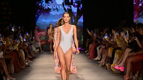 Runway Models Wearing Sinesia Karol at PARAISO Swim Week 2024
