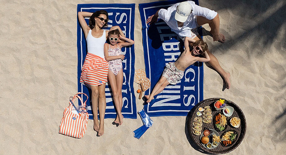 VILEBREQUIN Organic Cotton Pareo Family Stripes - Vilebrequin x St. Regis main image 1