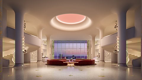 Wide Shot of Faena Residences Miami Cathedral 